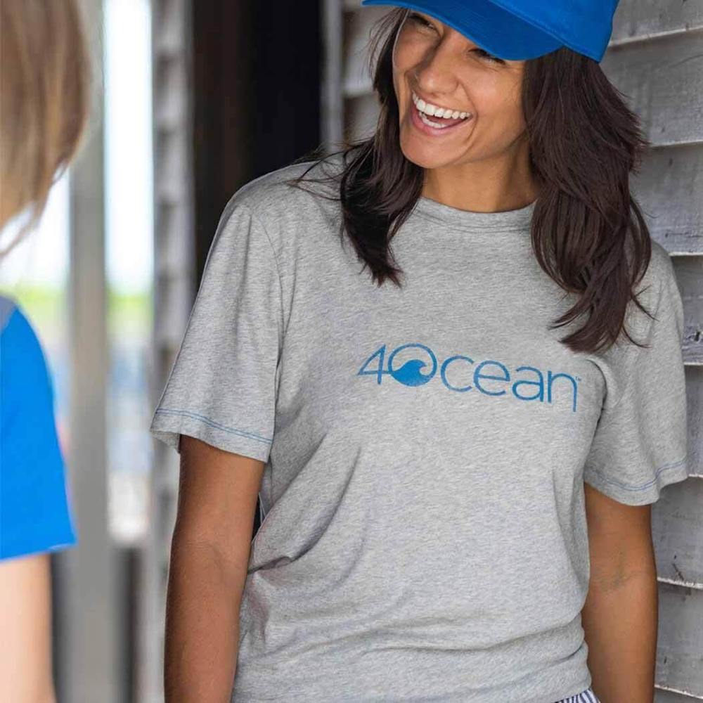 4ocean Logo T-Shirt - Grey