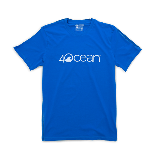 T-Shirt Logo 4ocean Bleu