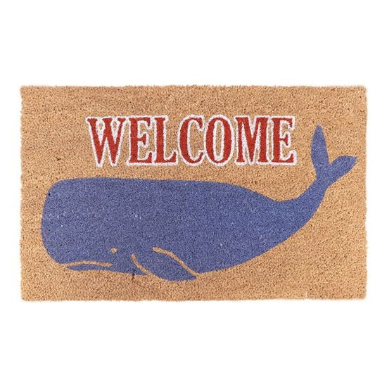 Whale Mat "Welcome"