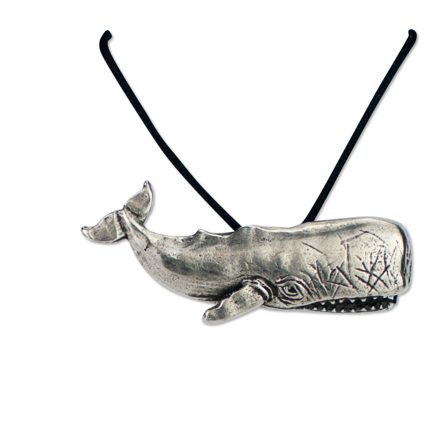 Sperm Whale Pewter Charm