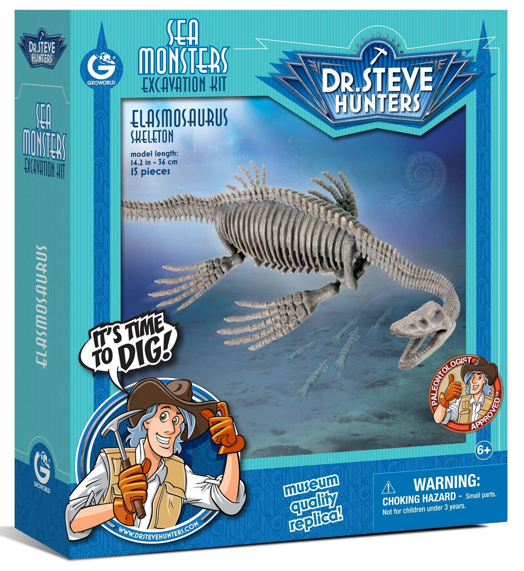 Kit d'excavation de monstres marins - Squelette d'Elasmosaurus