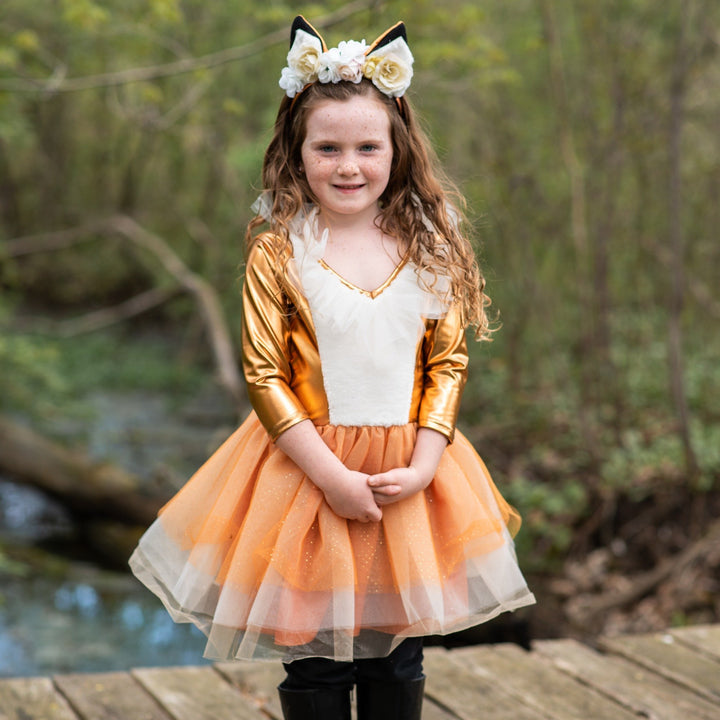 Woodland Fox Dress with Headband