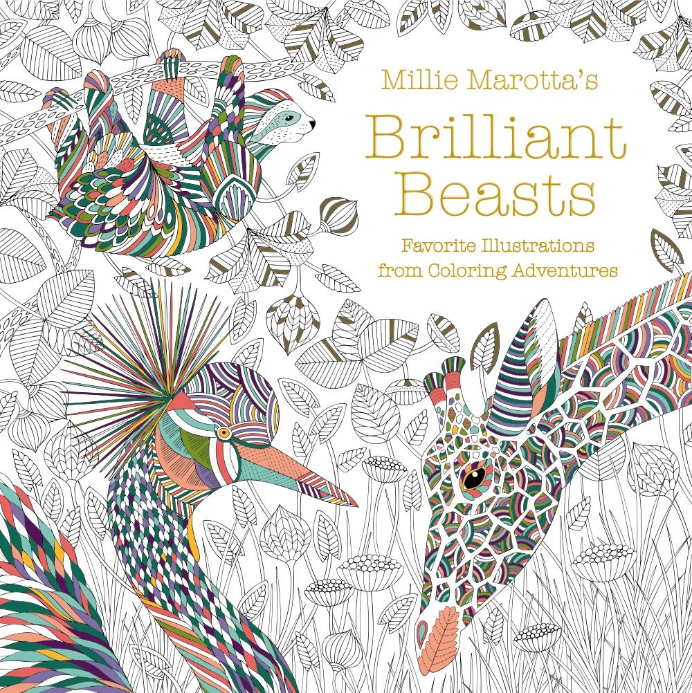 Brilliant Beasts Colouring Book