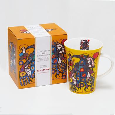 Tasse en porcelaine homme se changeant en Thunderbird