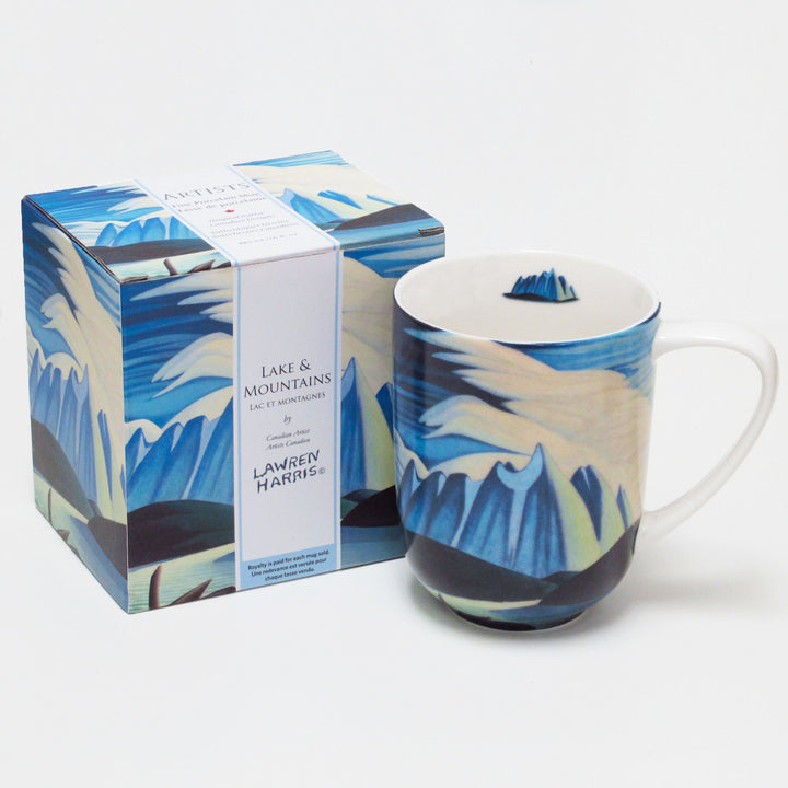 Lake and Mountain Porcelain Mug