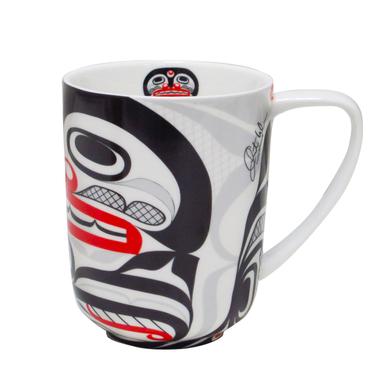 Mug en porcelaine Killer Whale Crosshatch