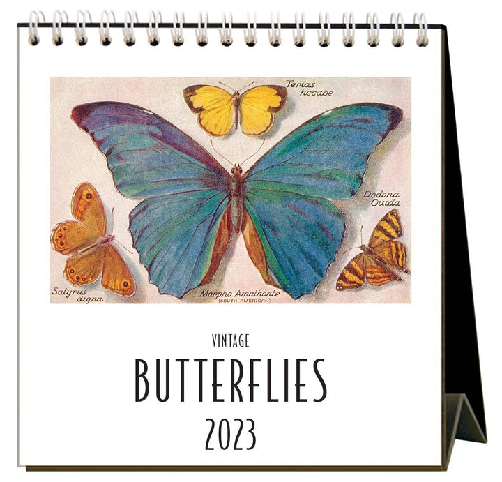 Calendrier de bureau papillons 2023