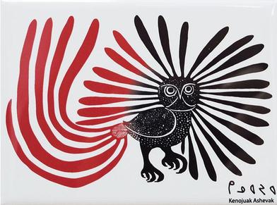 Aimant - Carré Hibou Enchanté