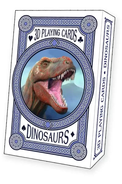 Cartes à jouer 3D Dino 