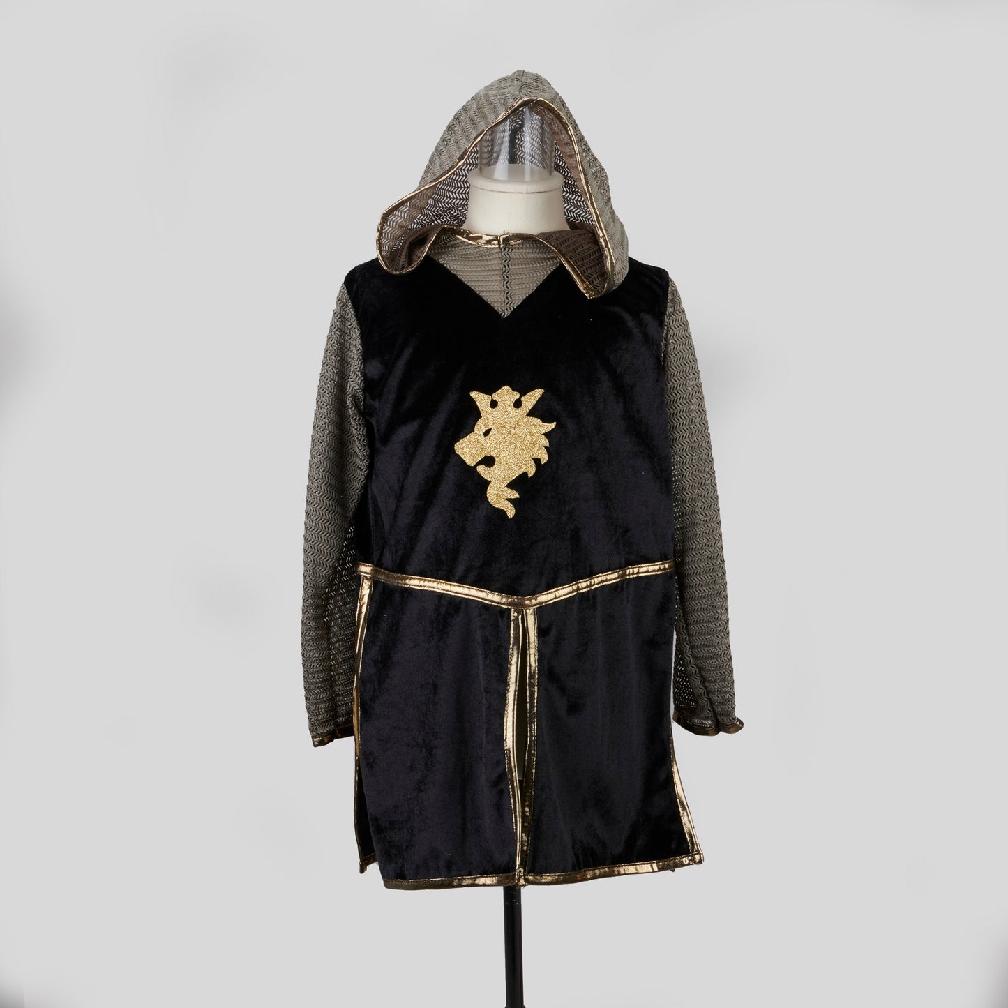 Knight Tunic Cape and Crown - Gold