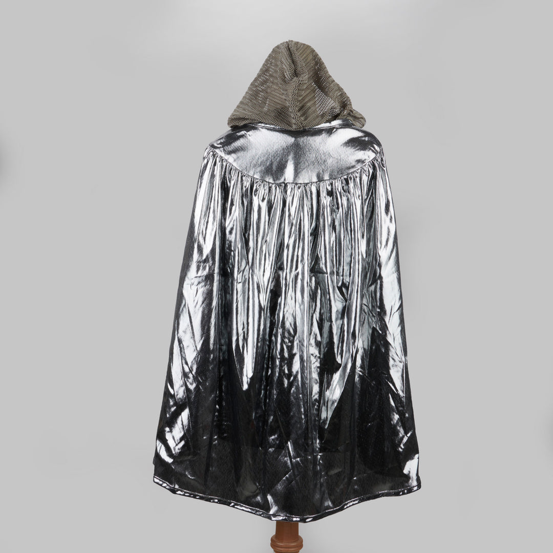 Knight Tunic Cape and Crown - SIlver