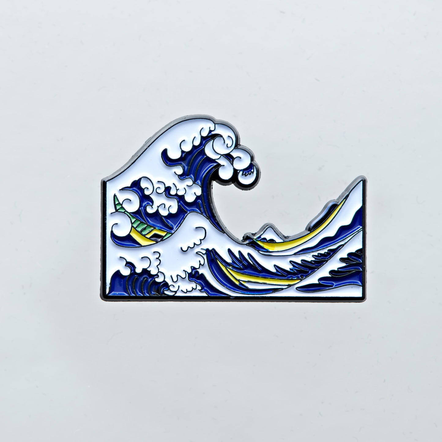 Broche Hokusai Grande Vague
