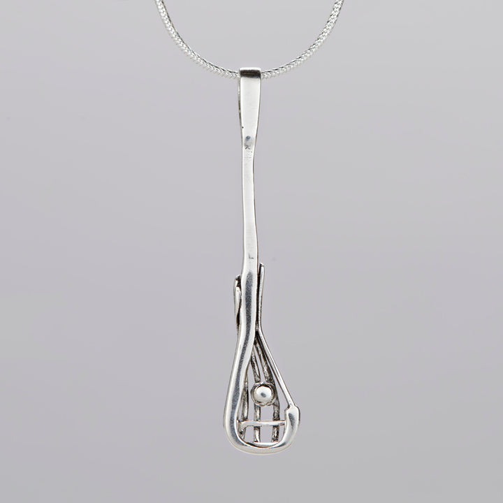 Pendentif bâton de crosse en argent sterling