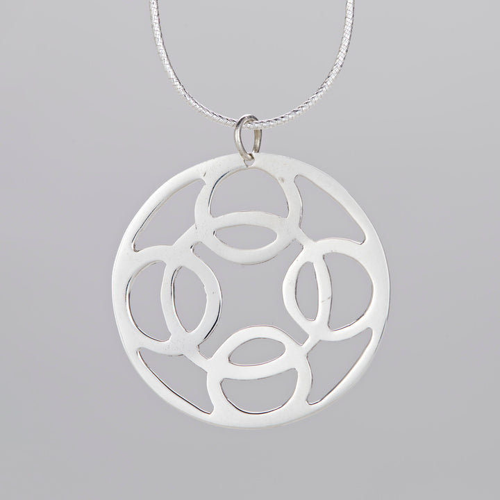 Pendentif classique en argent sterling