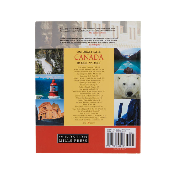 Unforgettable Canada: 125 Destinations