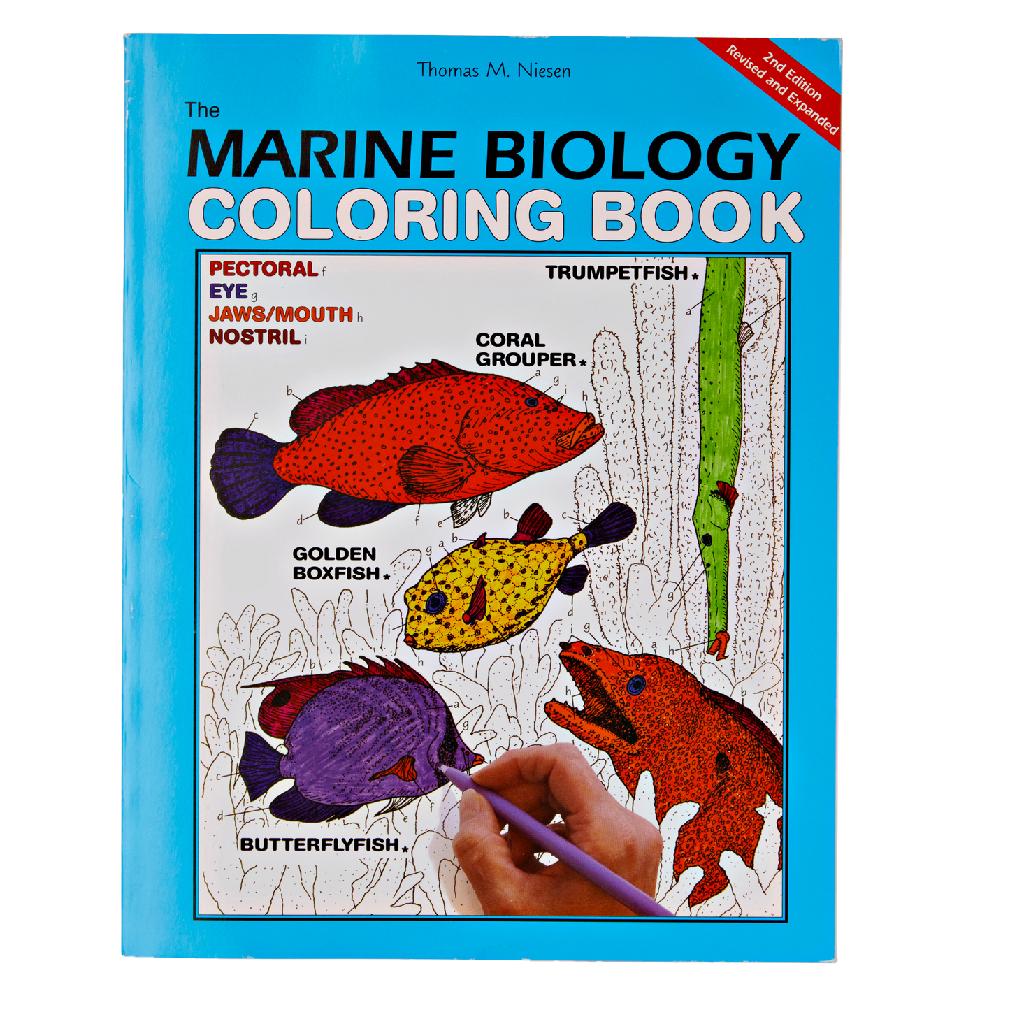 Le livre de coloriage de biologie marine
