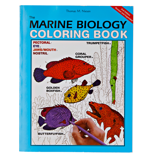 Le livre de coloriage de biologie marine