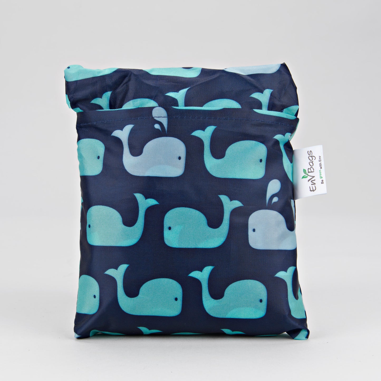 Drawstring Backpack - Whales