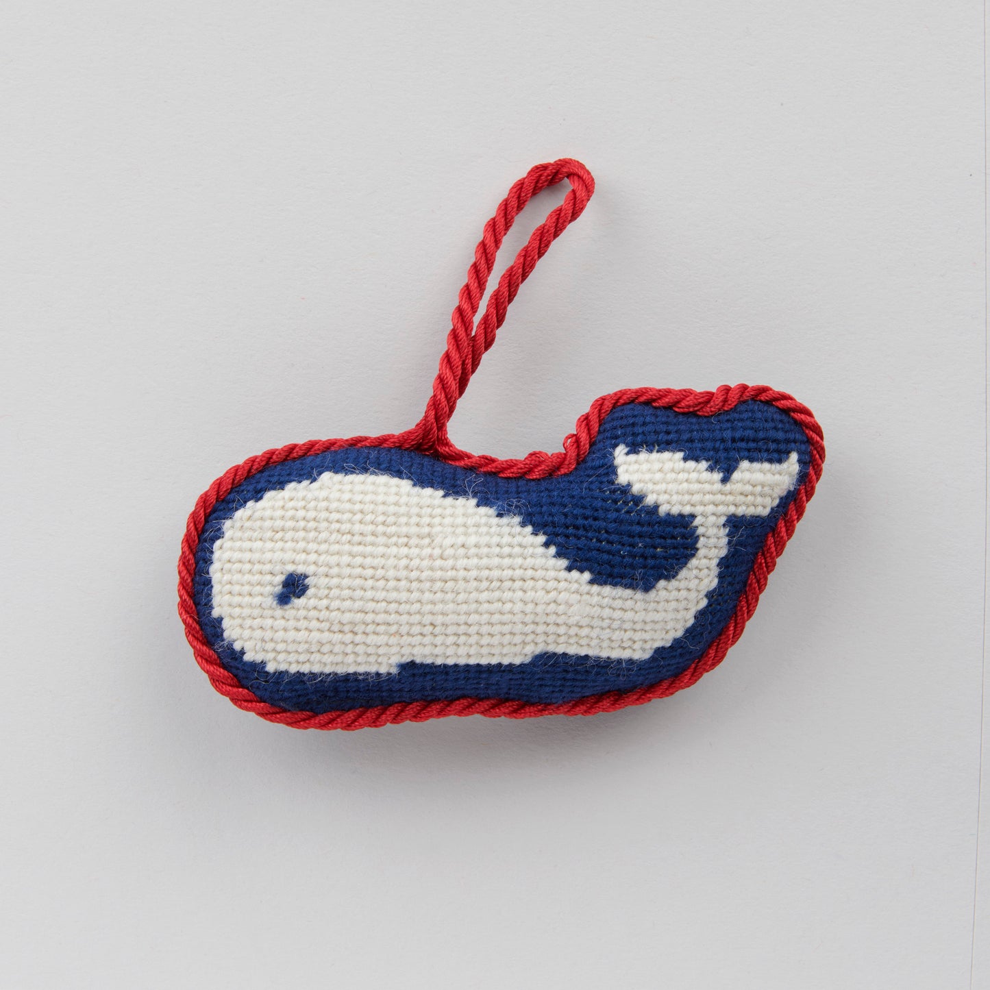 Ornament - Needlepoint Whale