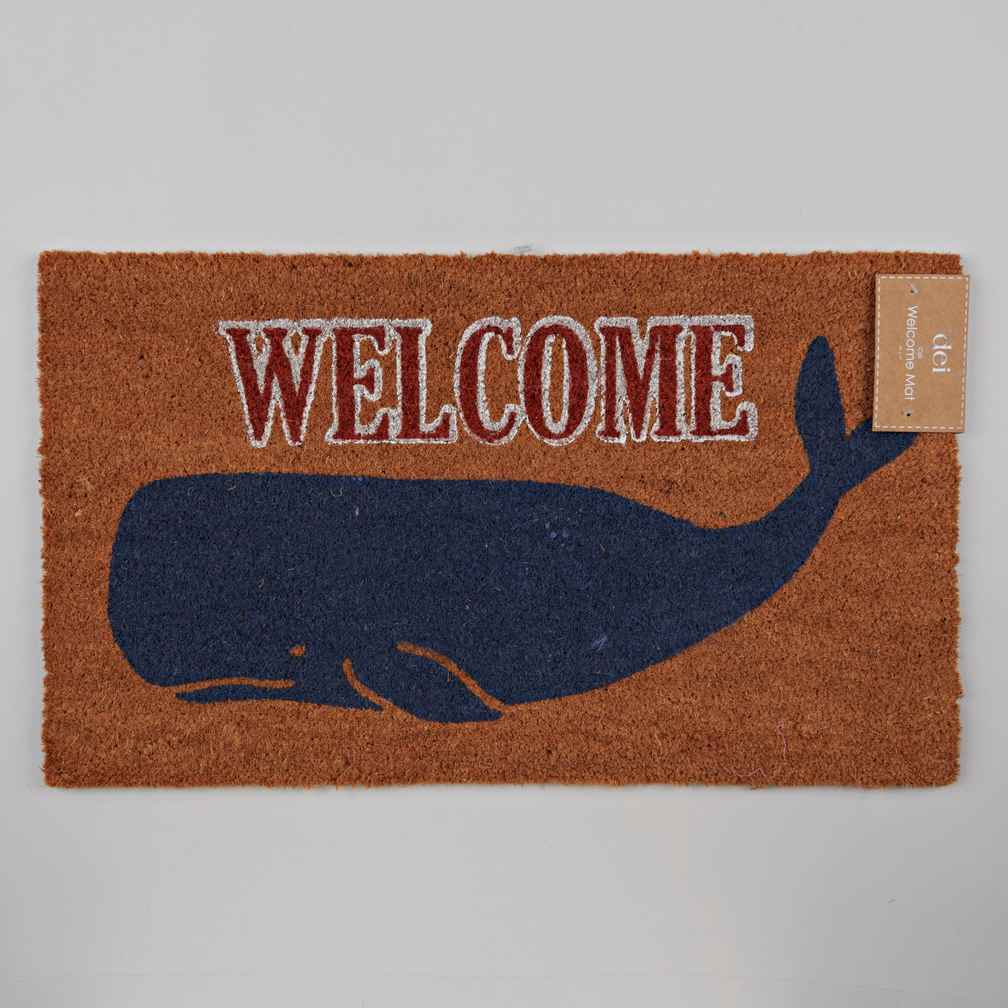 Whale Mat "Welcome"