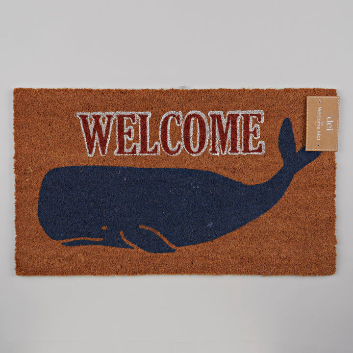 Tapis Baleine "Welcome"