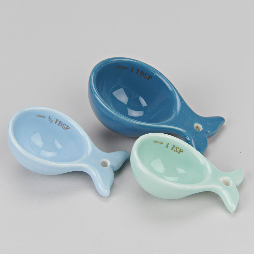 Whale Shaped Ceramic Measuring Spoons