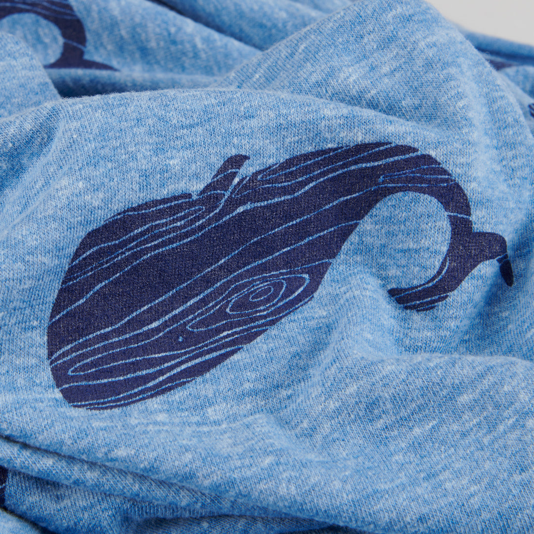 Foulard Infini Woodgrain Whale