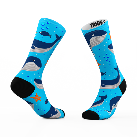 Chaussettes Tribe Crew - Baleine